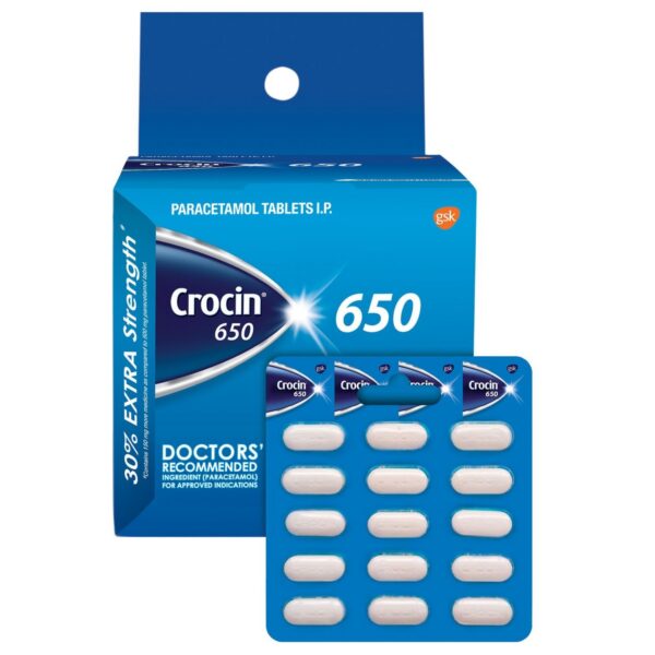 Paracetamol (Crocin, Calpol)